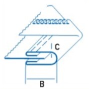 Приспособление для окантовки в четыре сложения UMA-11 35-10 M Ключи четырехгранные #4