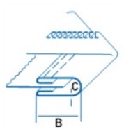Приспособление для окантовки воротника в четыре сложения с платформой UMA-13 25-6 L Лестницы и стремянки #4