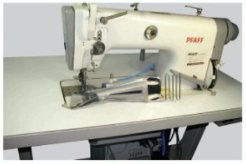 Приспособление для окантовки бейкой в 4 сложения с направителем для планок у рубашек и поло UMA-20 100-40 M Полотенцедержатели и крючки для полотенец #2