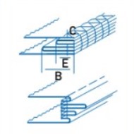 Приспособление для двойного канта UMA-34 PG 35-17,5/35-17,5 L Трикотаж #4