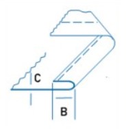 Приспособление для одинарной подгибки для трикотажа UMA-251 10 M Трикотаж #4