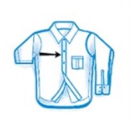 Приспособление для накладной планки рубашки UMA-166 65-40-10 H Одежда для активного отдыха #3