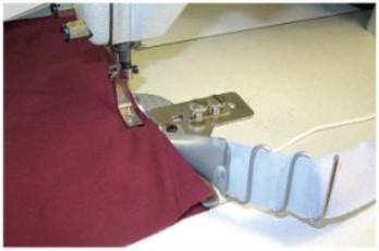 Приспособление для втачивания канта со шнуром для спортивной одежды UMA-244 20-10 M Шкафы для одежды #2