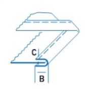 Приспособление для кожаных полосок UMA-275-В 25-6-1,5 Инструмент швейный #4