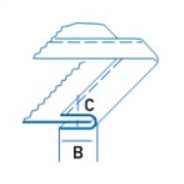 Приспособление для окантовки в 2 сложения UMA-276 30-10-1,2 Машины для нарезки полос #4